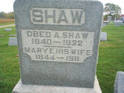 Mary Elizabeth Shaw 1844 1911 Homenaje De Find A Grave