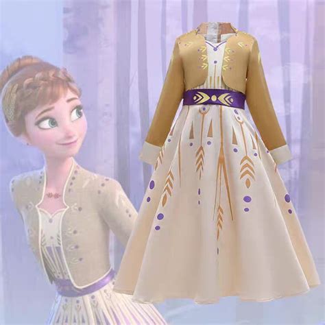 Jual Bap 124 Terusan PRINCESS ANNA PRINCESS DISNEY FROZEN 2 COKLAT