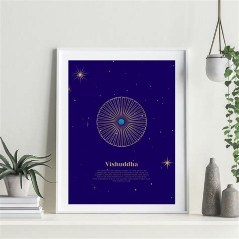 Throat Chakra Vishuddha Chakra Art Chakra Prints - Etsy