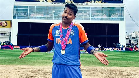 Hardik Pandya Crowned No T I All Rounder After World Cup Glory