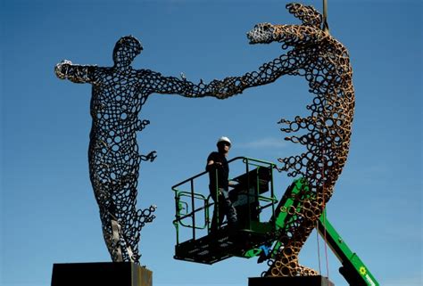 Photos Sculpture Installed In Superior Roundabout Boulder Daily Camera