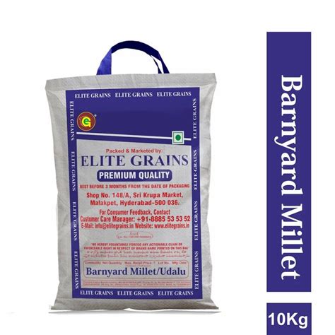 White Kg Elite Grains Barnyard Millet High In Protein At Rs Kg