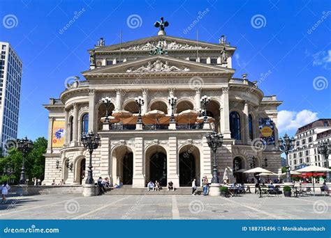 Frankfurt Am Main Germany Old Historical Opera House Concert Hall