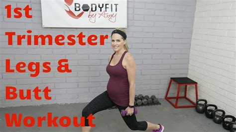 15 Minute First Trimester Prenatal Legs Butt Workout Good For 2nd