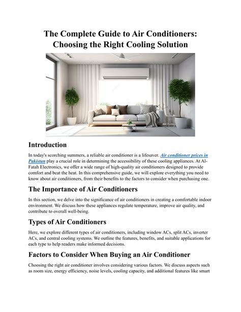 Ppt The Complete Guide To Air Conditioners Powerpoint Presentation