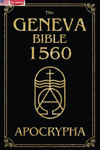 The Geneva Bible Edition With Apocrypha Large Text Bible English