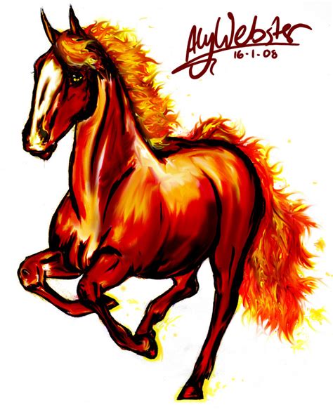 Fire Horse By Horseartaddict On Deviantart Clipart Best Clipart Best