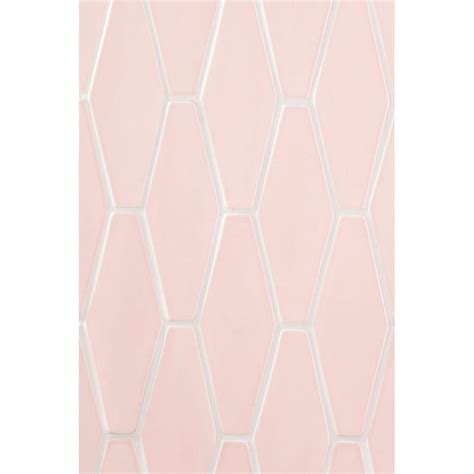 Rosie Glossy Longest Hexagon Ceramic Tile 37 7 8 Country Floors Of