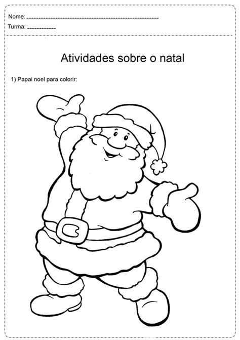 50 DESENHOS DE PAPAI NOEL PARA COLORIR E IMPRIMIR