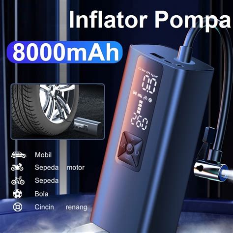 Jual Pompa Inflator Ban Angin Mobil Motor Sepeda Elektrik Udara Listrik