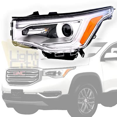 For Gmc Acadia Hid W Led Drl Driver Side Headlight Oe Style