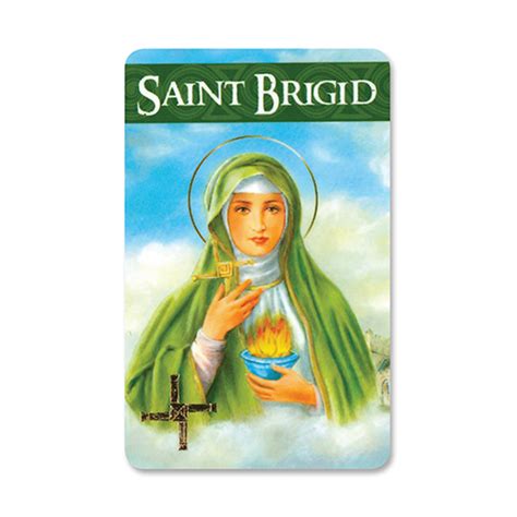 Saint Brigid Prayer Card EWTN Shop The Global Catholic Network