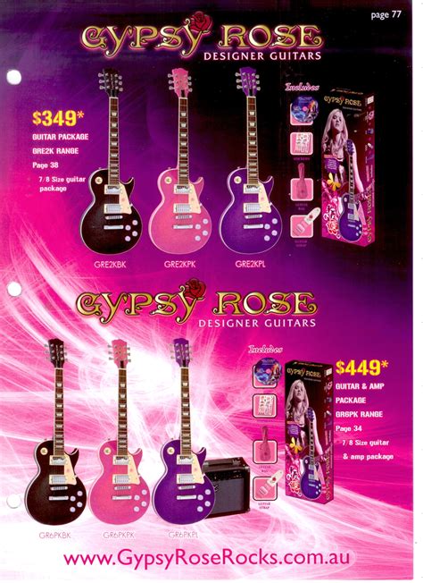 Gypsy Rose Lp Guitars Coomamusic