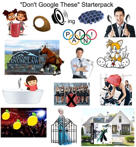 Starter Pack Memes On Twitter Don T Google These Starterpack