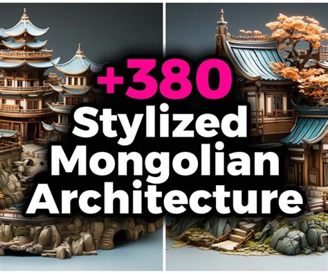 ArtStation - +380 Stylized Mongolian Architecture Concept (4k) | Vol_50 ...