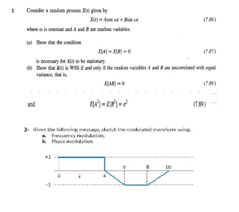 Consider A Random Process X T Given By X T Acos Chegg