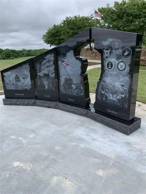 Gold Star Families Memorial Monument Dedicated At Frisco Commons Park