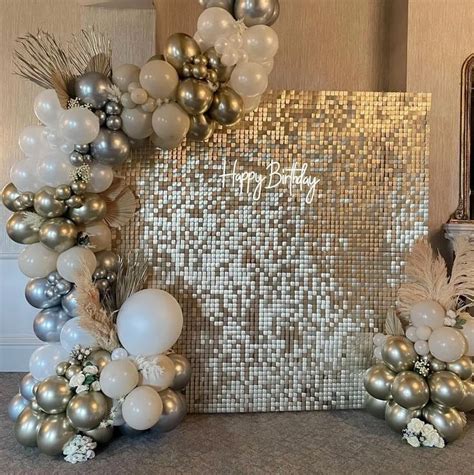 Shop Sale Silver Shimmer Wall Backdrop Sequin Panels For Birthday Party