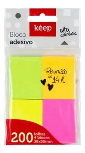 Bloque Adhesivo De X Mm Colores Ne N X Hojas Mercadolibre