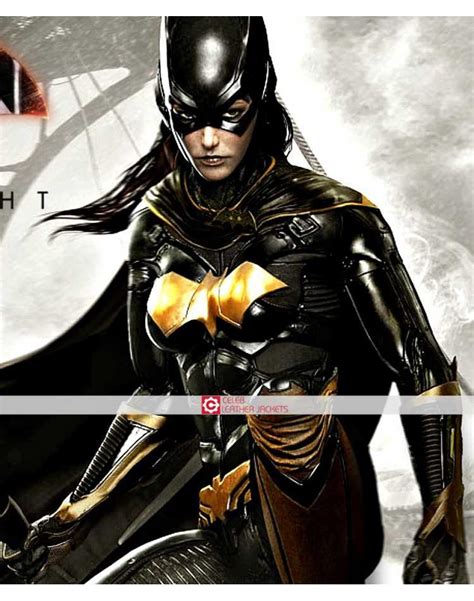 Batgirl Batman Arkham Knight Costume Black Jacket