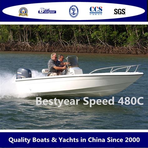 Bestyear M Fiberglass Sport Fishing Boat With Center Console Boat