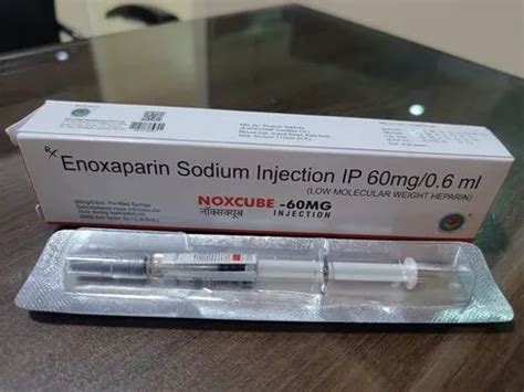 Enoxaparin Sodium Injection Ip Mg Ml And Mg Ml Low Molecular