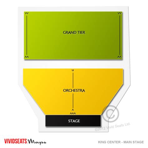 King Center for the Performing Arts Seating Chart | Vivid Seats