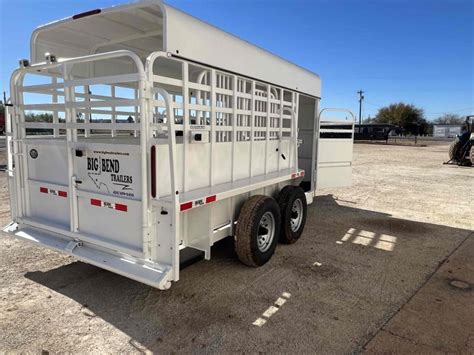 2022 Big Bend BP 16 X6 Livestock Trailer Mid Tex Trailers For Sale