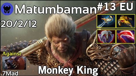 Matumbaman Liquid Plays Monkey King Dota 2 7 21 YouTube