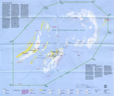 dry tortugas detailed map mapsofnet