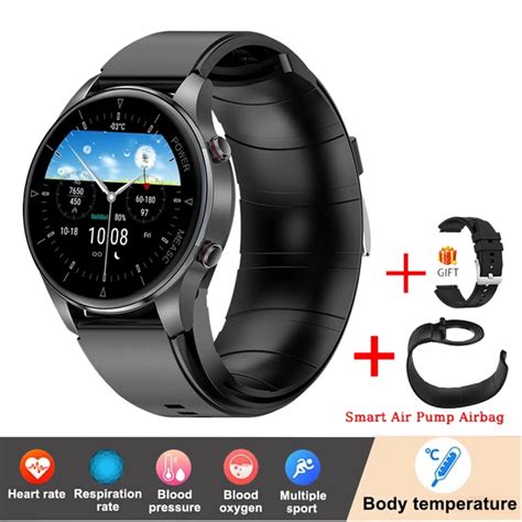 Reloj Inteligente Con Correa Inflable Para Hombre Pulsera Con Control