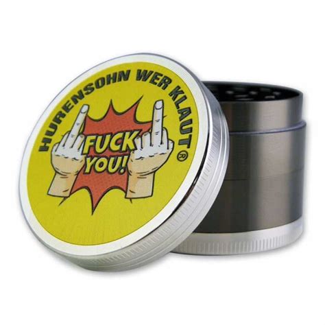 Młynek Metalowy F uck You Grinder 50 mm DobryBuszek pl