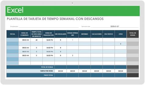 17 Plantillas Gratuitas De Tarjetas De Tiempo Y Planillas De Registro