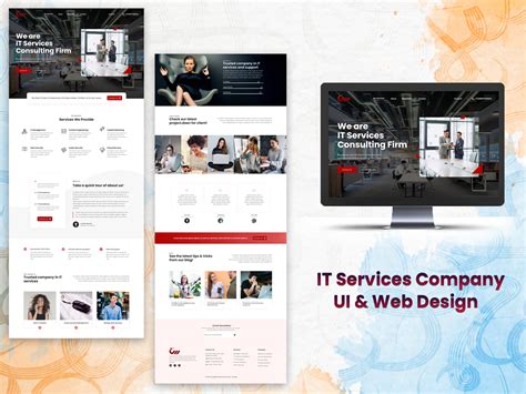 It Services Company Ui And Web Design By Dilum Tharaka On Dribbble