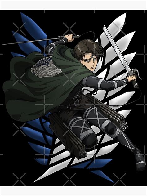 Levi Ackerman Wings Of Freedom Attack On Titan Poster For Sale By