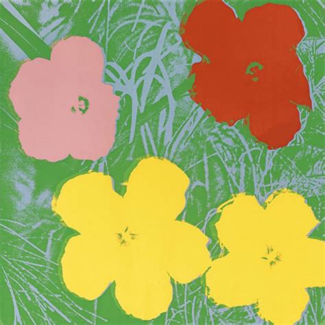 Andy Warhol Flowers Series, 1970