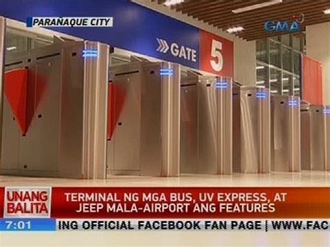 Terminal Ng Mga Bus Uv Express At Jeep Mala Airport Ang Features