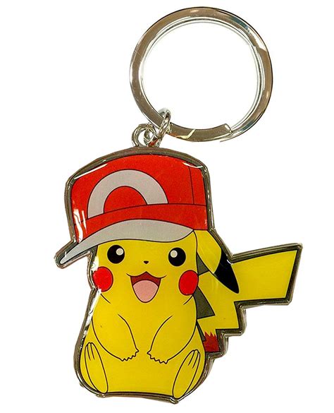 Llavero Pokemon Pikachu Con Gorra Gameplanet