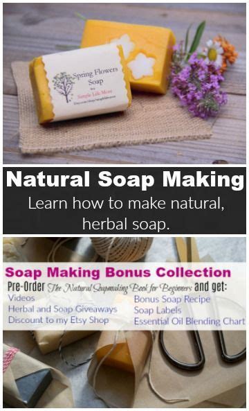 The Natural Soapmaking Book For Beginners Simple Life Mom Diy Tvål