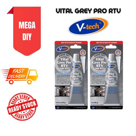 VTech VT 152P Vital Grey Pro RTV Gasket Maker Lazada