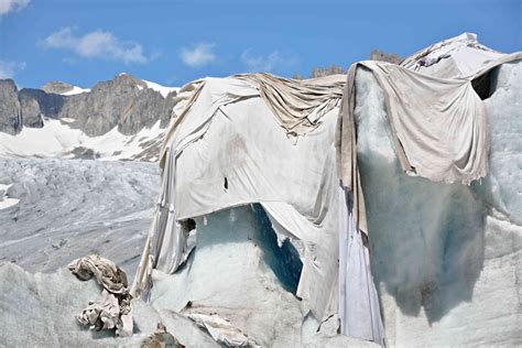 Its That Time Of Year When The Swiss Wrap Their Famed Glacier In