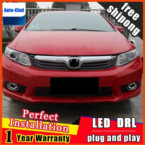 Car Styling LED Fog Light For Honda Civic 2012 2016 LED Fog Lamp With