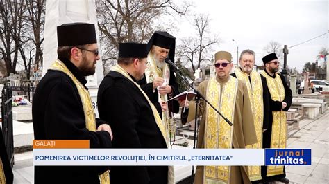 Pomenirea victimelor Revoluției în Cimitirul Eternitatea YouTube