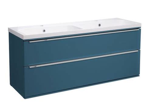 Roper Rhodes Scheme 1200mm Gloss Derwent Blue Wall Mounted Double