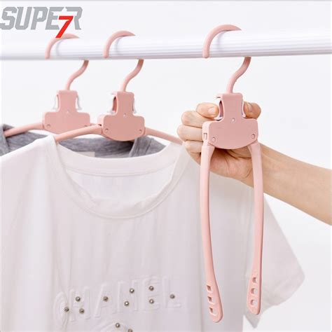 Foding Clothes Hanger No Shoulder Bumps Sweater Coat Wardrobe Laundry