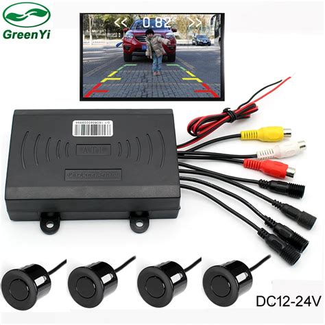 DC 24V Dual Core CPU Car Visible Video Parking Sensor For Truck Bus