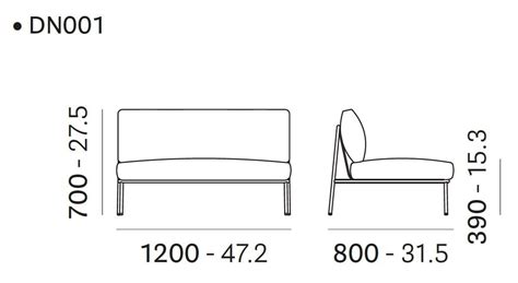 Nolita Sofa Modular Garden Sofa By Pedrali Design Cmp Design