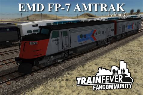 Emd Fp 7 Amtrak Phase I Downloads Train Fever Transport Fever