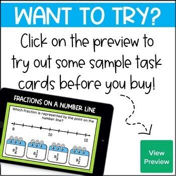 Fractions Of A Number Line Boom Cards Digital Task Cards By Raising