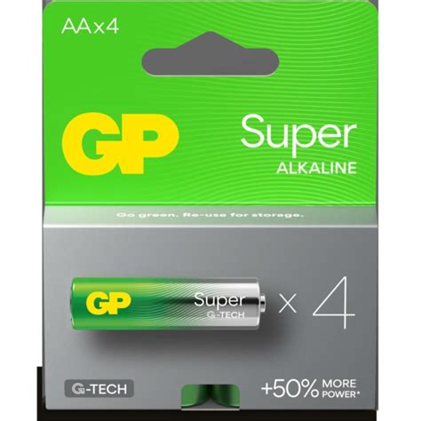 Köp GP Batteri Super AA LR6 4 pack G Tech på apotea se